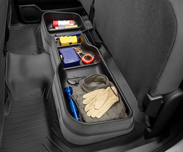 WeatherTech under seat storage